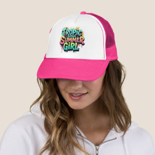 De Camionero Gorra Graffiti Chica Verano Tropic Soul
