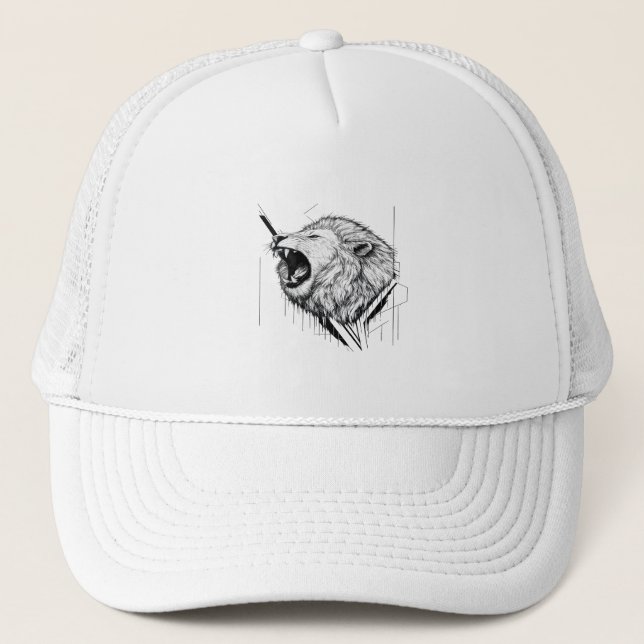 De Camionero Gorra Gráfica Elegante (Anverso)