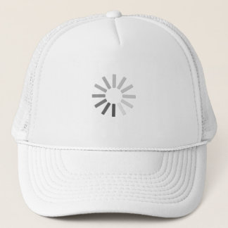 De Camionero gorra gris del símbolo del cargamento del