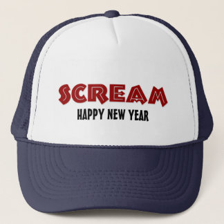 De Camionero Gorra Grita Feliz Año Nuevo
