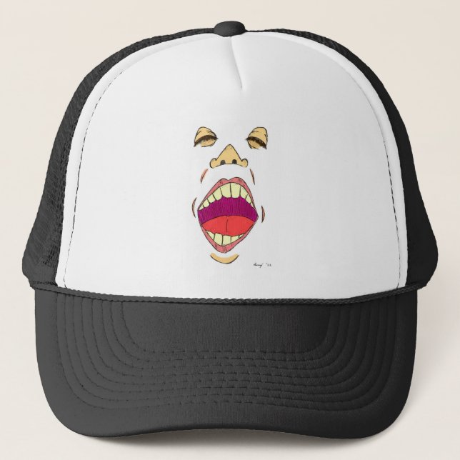 De Camionero gorra "gritando" (Anverso)