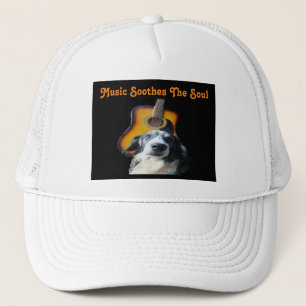 De Camionero Gorra Guitar Dog
