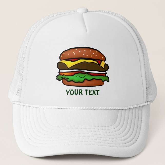 De Camionero Gorra Hamburger (Anverso)