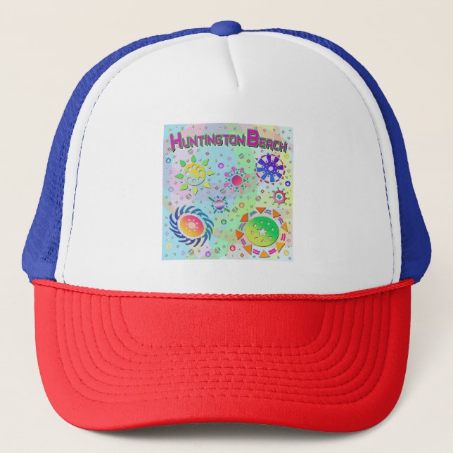 De Camionero Gorra Huntington Beach Seven Suns & Energy (Anverso)