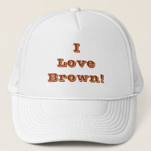De Camionero Gorra I Love Brown