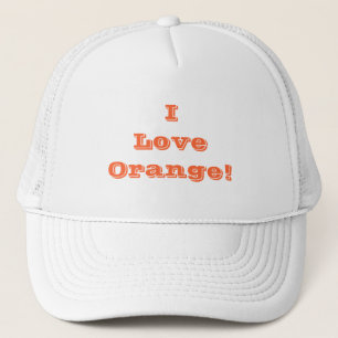 De Camionero Gorra I Love Naranja