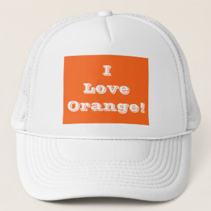 De Camionero Gorra I Love Naranja