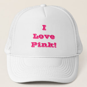 De Camionero Gorra I Love Pink