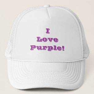 De Camionero Gorra I Love Purple