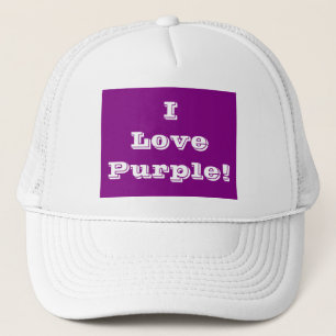 De Camionero Gorra I Love Purple