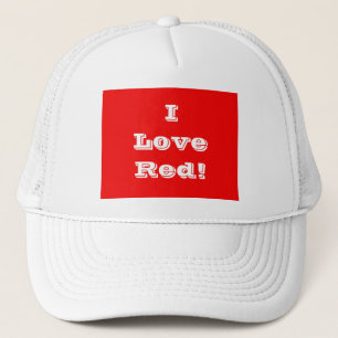 De Camionero Gorra I Love Red