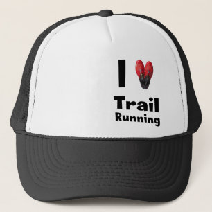 De Camionero Gorra "I love Trail Running"