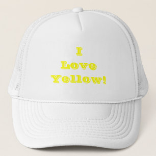 De Camionero Gorra I Love Yellow