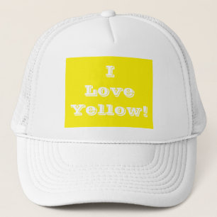 De Camionero Gorra I Love Yellow