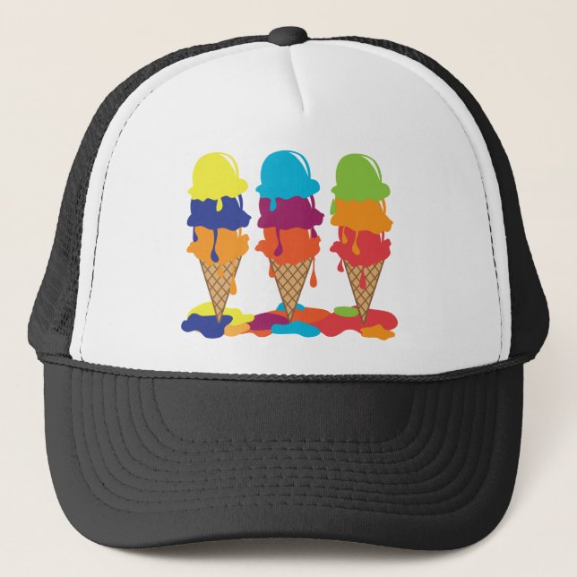 De Camionero Gorra Ice Cream (Anverso)