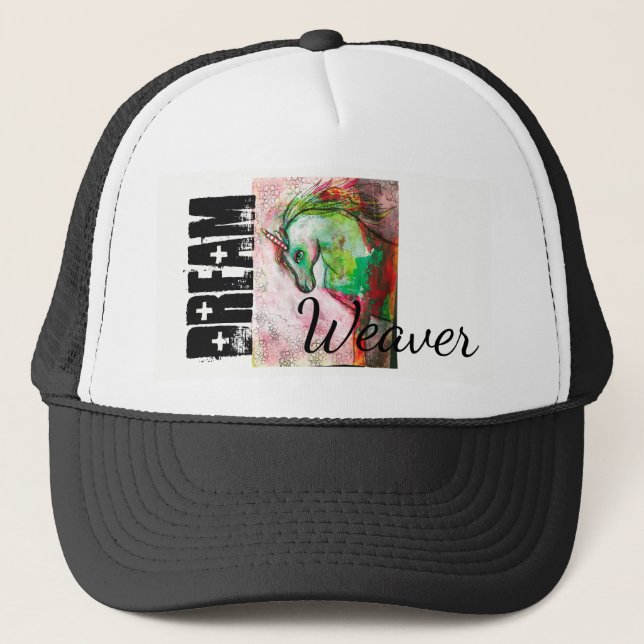 De Camionero Gorra ideal del unicornio del tejedor (Anverso)
