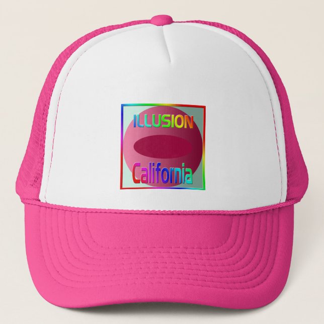 De Camionero gorra "ILLUSION California" (Anverso)