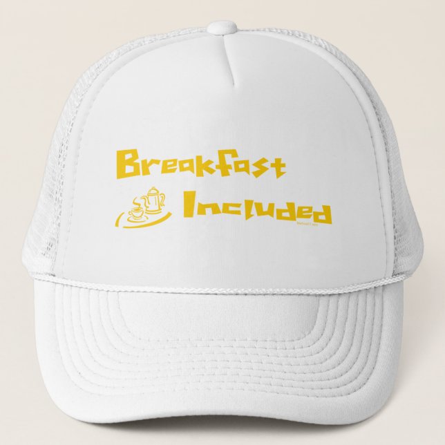 De Camionero Gorra incluido del desayuno (Anverso)