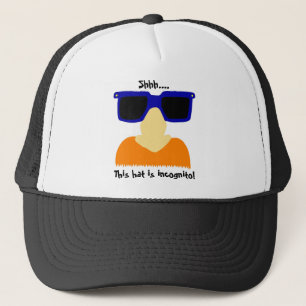 De Camionero Gorra Incognito Mustache & Glasses