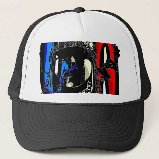 De Camionero Gorra indio americano (Anverso)