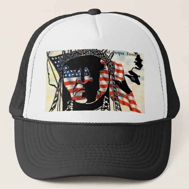 De Camionero Gorra indio americano (Anverso)