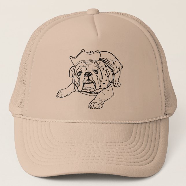 De Camionero Gorra inglés del bulldog (Anverso)
