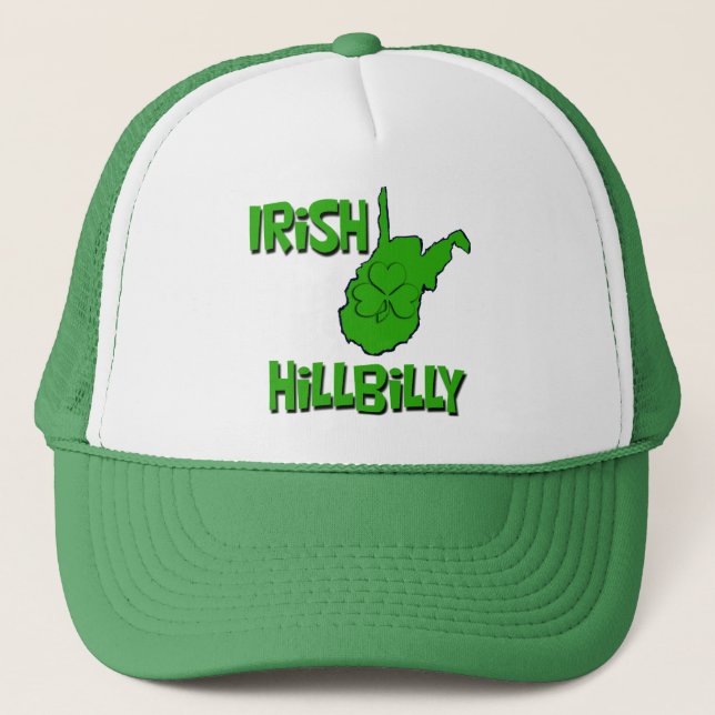 De Camionero Gorra irlandés Hillbilly (Anverso)