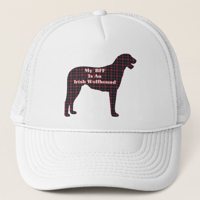 De Camionero Gorra irlandés Wolfhound BFF (Anverso)