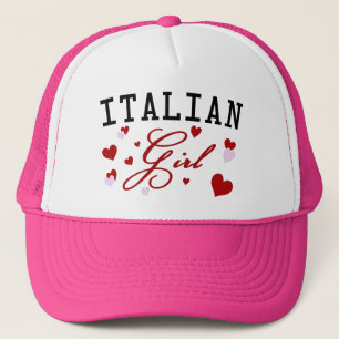 De Camionero Gorra italiano del rosa del chica