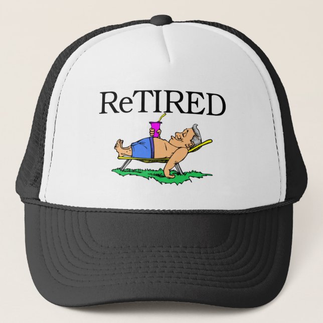 De Camionero Gorra jubilado (Anverso)