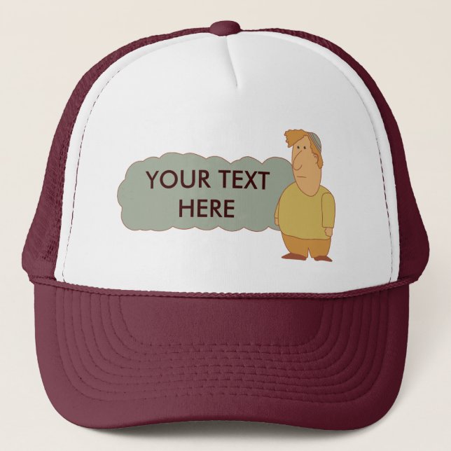 De Camionero Gorra judío agradable del personalizable del (Anverso)