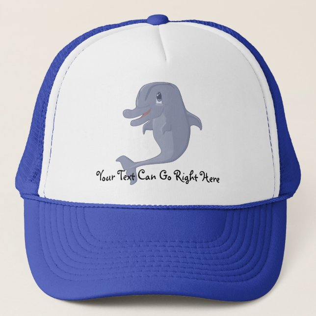 De Camionero Gorra juguetón del delfín (Anverso)