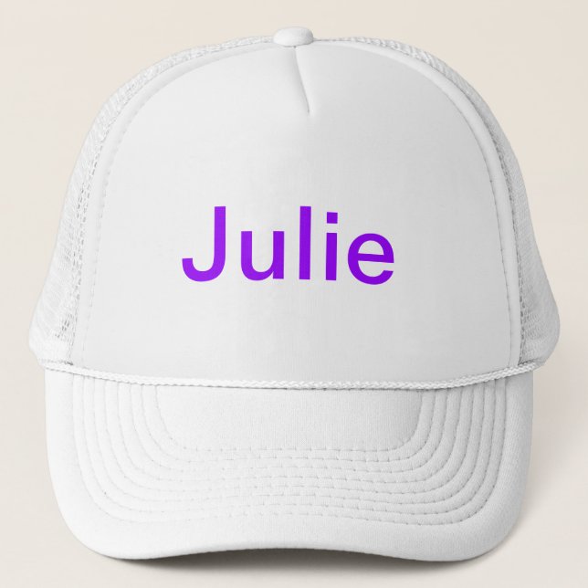 De Camionero gorra Julie (Anverso)