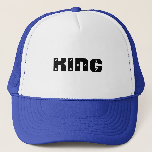 De Camionero Gorra King Cap Personalizado Textos Camiones sombr (Anverso)