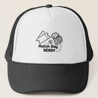 De Camionero Gorra lista para el día del partido