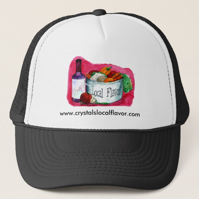 De Camionero Gorra local del sabor del cristal (Anverso)