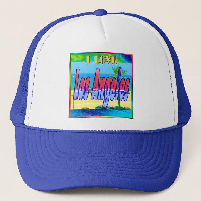 De Camionero gorra "Los Angeles 2" (Anverso)