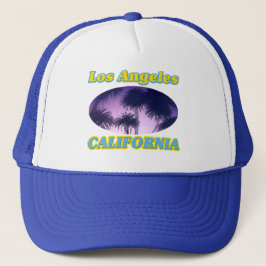 De Camionero gorra "Los Angeles California Palm Trees"