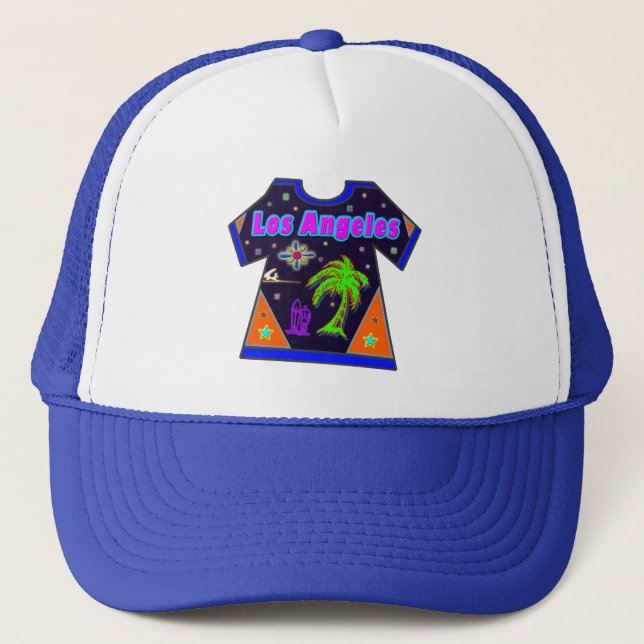 De Camionero gorra "Los Angeles Vivid 2" (Anverso)