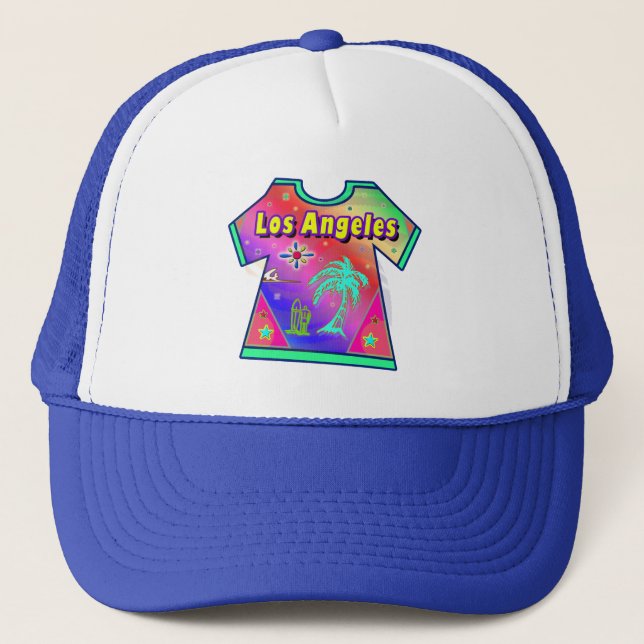 De Camionero Gorra "Los Ángeles Vivid 3" (Anverso)