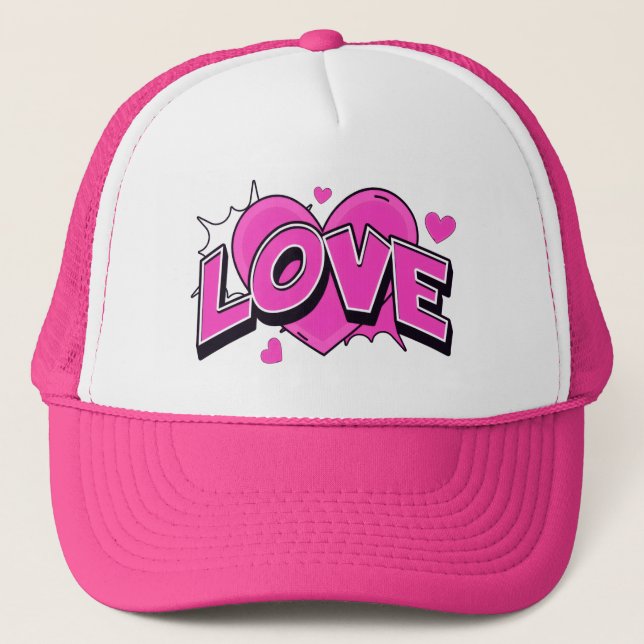 De Camionero Gorra LOVE (Anverso)