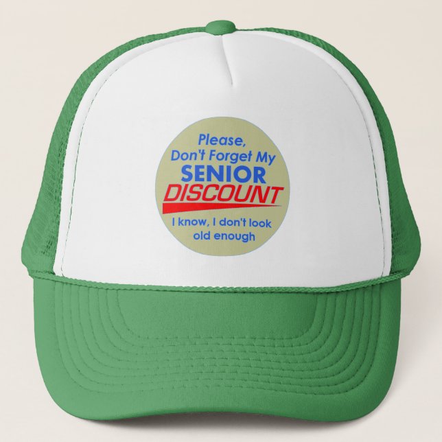 De Camionero Gorra mayor del descuento (Anverso)