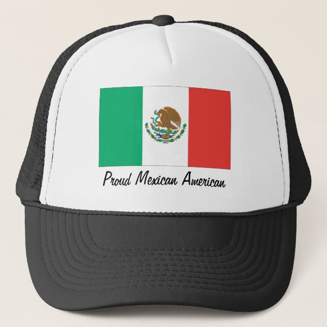 De Camionero Gorra mexicano-americano orgulloso (Anverso)