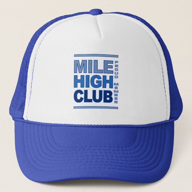De Camionero gorra Mile High Club (Anverso)