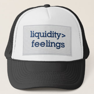 De Camionero Gorra Minimalista Liquidez Sobre Sentimientos
