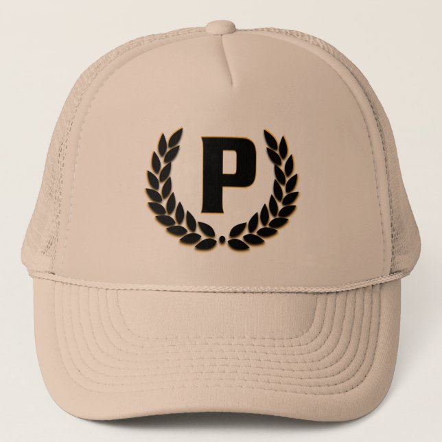 De Camionero Gorra Monogramada (Anverso)