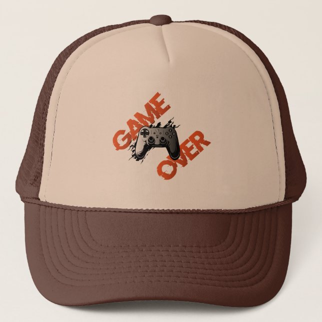 De Camionero Gorra muy atractiva - Game Over (Anverso)