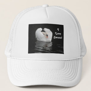 De Camionero Gorra Nadando, Me Encantan Los Cisnes