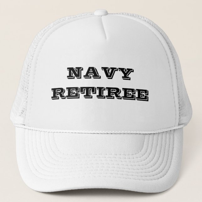 De Camionero Gorra Navy Retiree (Anverso)