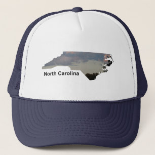 De Camionero Gorra NC Pink Blue Sky With Trees